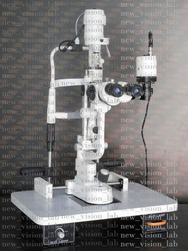 Slit Lamp Haag Streit Type 3 Step With Beam Splitter,C Mount &amp; Camera Attcahment