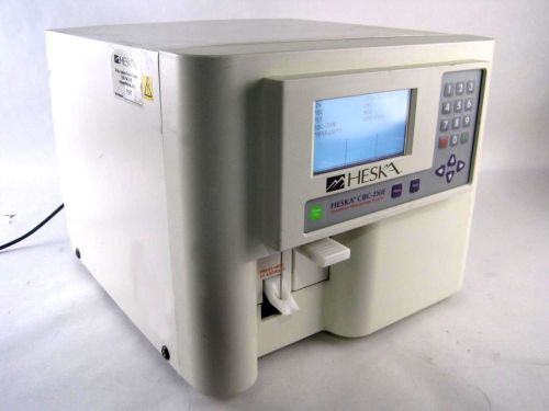 Heska cbc-diff veterinary hematology system blood analyzer machine true20 draw for sale