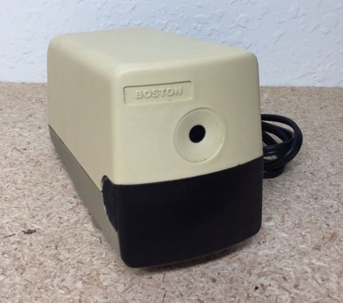 Boston Desktop Electric Pencil Sharpener Vintage  Model 19 Made in USA Tested