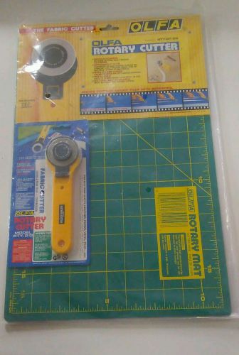 OLFA Rotary cutter, &amp; rotary mat model # rty-st/cg