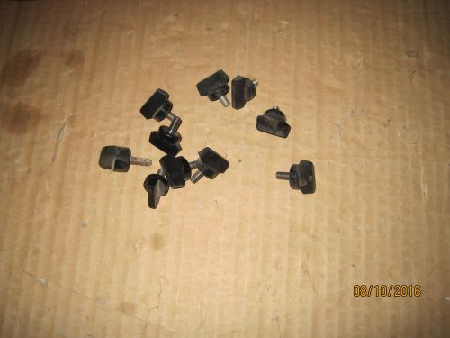 Lot of 10 Motorola Specra Radio Speaker Bracket Mounting Thumb Wing Scr Lot N751