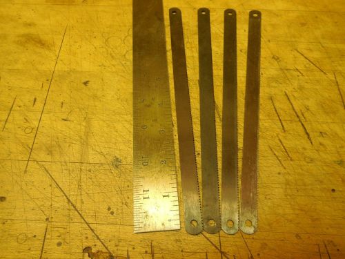 Starrett Screw Slotting Blades — Set of Four EDP 51192 249E