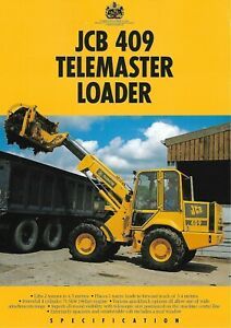 Equipment Brochure - JCB - 409 - Telemaster Wheel Loader - 1995 (E6742)