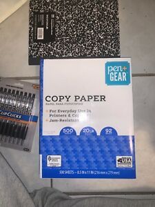 Pen + Gear Standard Copy Paper For Everyday Use 2 Reams Lot 500 Sheets Each