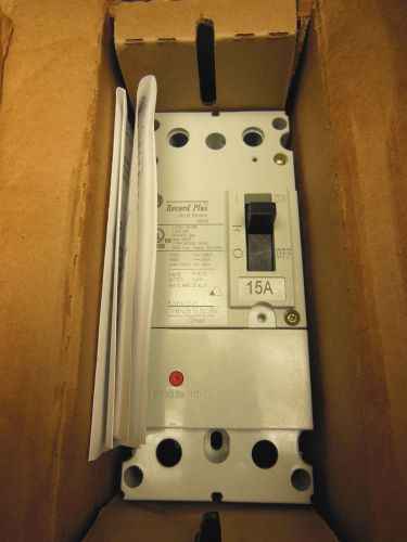 GE FBN26TE015RV 15A 600V 2p breaker