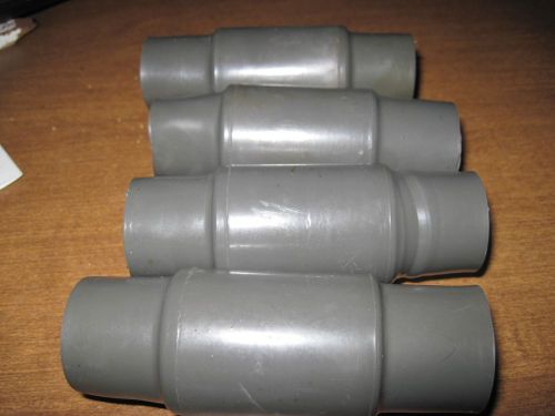 **LOT OF 4   3/4&#034; PVC Coated Rigid Coupling