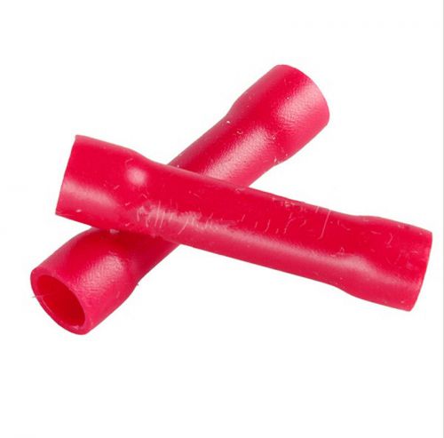 Pro 10x 22-18 red gauge butt electrical connectors heat shrink terminals crimp for sale