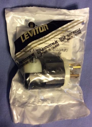 lot of 10 LEVITON 2 pole 3 wire grounding plugs, locking. cat no. 4770-C NEW