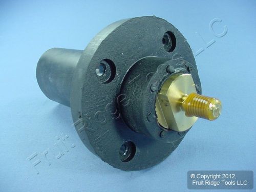 New leviton black 17 series cam plug 90° panel receptacle stud 690a 600v 17r21-e for sale