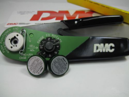 NEW DANIELS DMC MH860 M22520/7-01 CRIMPER + ( 2 )  LEMO CRIMPING POSITIONER TOOL
