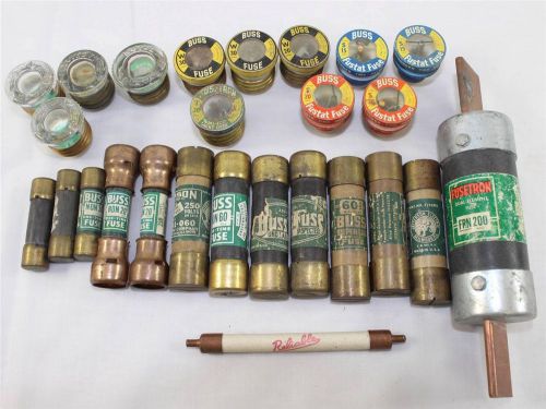 Vintage Electrical Fuses - Fusetron FRN 200 + More...