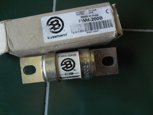 NEW BUSSMAN FWH-200B SEMICONDUCTOR FUSE 200A 500V AC/DC