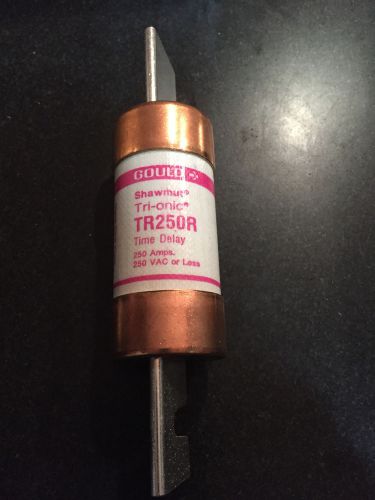 GOULD SHAWMUT TR250R 250A 250V TIME DELAY TRI-ONIC FUSE