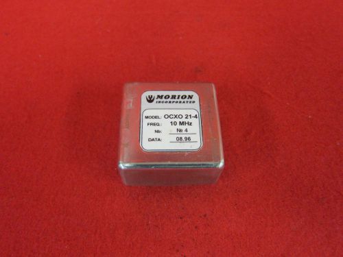 Morion OCXO 21 4  10 MHz Crystal Oscillator