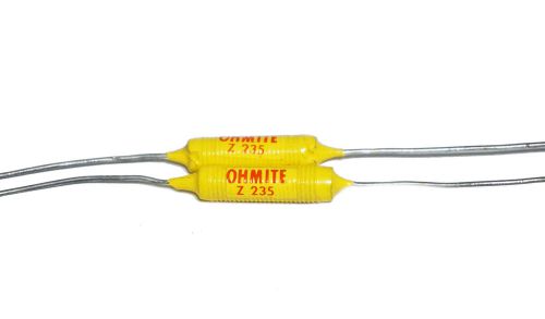 Ohmite Z235 Axial RF Plate Chokes .84uH,  1.7a,  160-350MHz,  .14? x  2pcs.