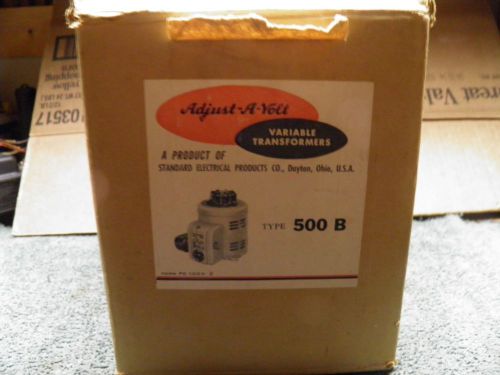 Adjust-a-Volt 500B Variac NOS, NIB