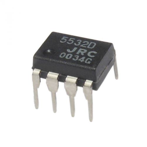 4X JRC 5532D Dual Low Noise Op Amp, NJM5532D