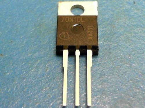 10-PCS FET/MOSFET N-CHANNEL 100V 70A INFINEON SPP70N10L 70N10