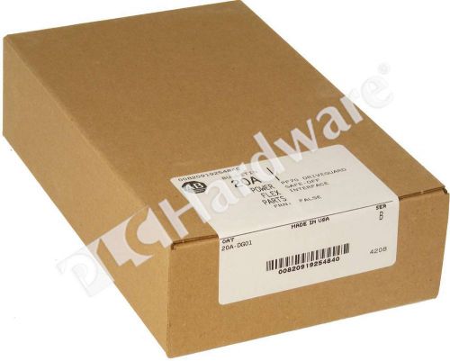 New Sealed Allen Bradley 20A-DG01 /B PowerFlex 40P &amp; 70 Safe-Off Board Qty