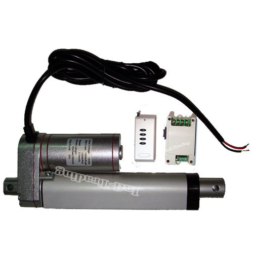 Linear Actuator&amp;Remote Controller 4&#034; Stroke Heavy Duty 330 Pound Max Lift DC 12V