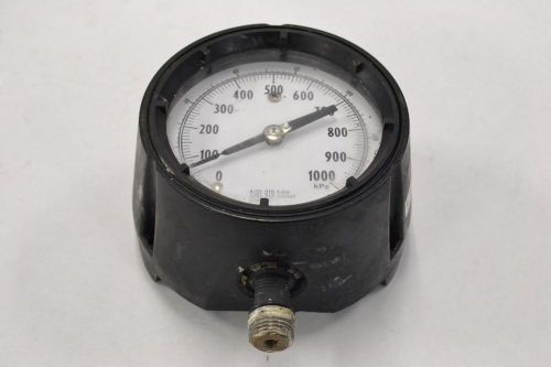 ASHCROFT 0-1000KPA 5 IN DIAL FACE 1/2 IN NPT PRESSURE GAUGE B300516