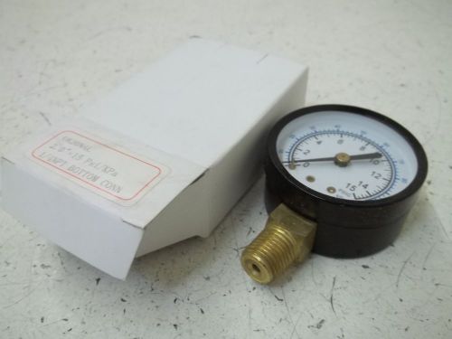 WEKSLER UA20N4L GAUGE 0-100PSI *NEW IN A BOX*