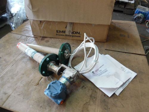 ROSEMOUNT 3051CD2A22A1AS2E5CN TRANSMITTER ON PIC EXTENDED FLANGE,SN:1489494, NEW