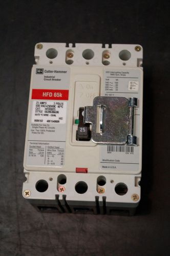 Cutler-Hammer HFD3025 3 Phase Circuit Breaker (3PH/25A)