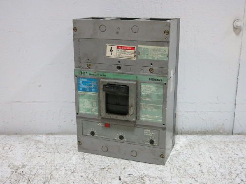 SIEMENS LXD63B600 SENTRON 3-POLE CIRCUIT BREAKER, 600 AMPS,