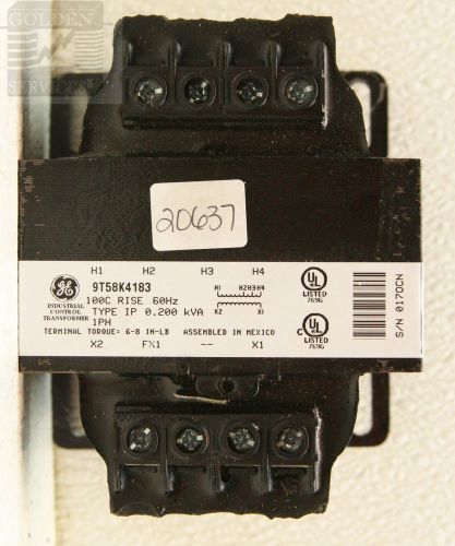 GE 9T58K4183 Transformer 0.200 KVA 100 Degree C Rise