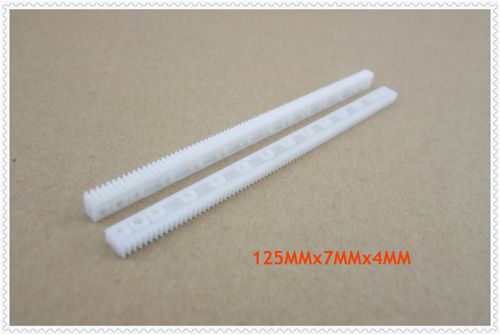 10 pcs x gear rack 0.5 modulus plastic rack pinion drive rod diy parts for sale