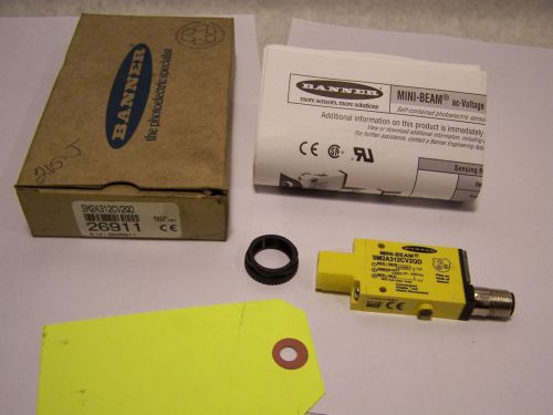 BANNER SM2A312CV2QD MINI-BEAM 26911 SENSOR. NEW. rb3