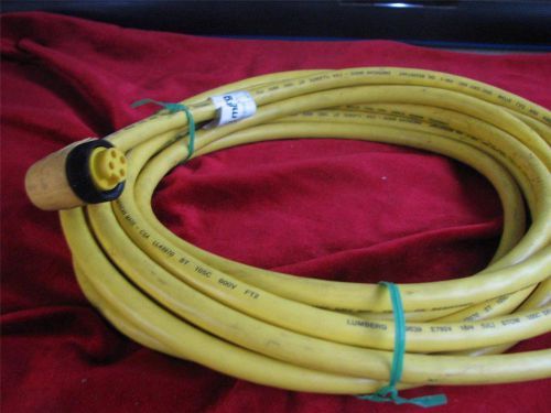 Lumberg Mini-Change Cordset 4 Pole Fem 16/4 20ft  PVC Cord P/N RKW 40-649/20FT