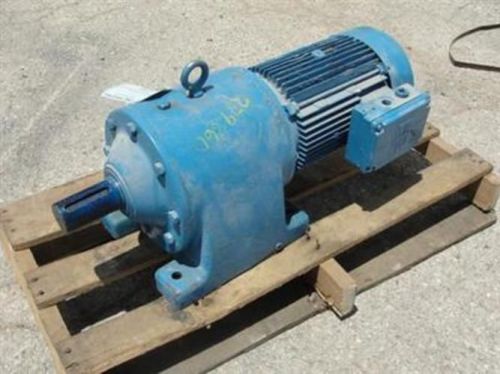 19598 Used, Sew-Eurodrive R80DC132S4 Motor/Gearbox 3PH 240/480V, 12:1 Ratio