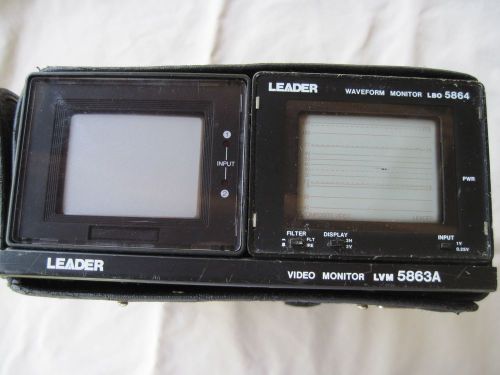 Leader waveform monitor LVM 5863A Waveform Monitor &amp; Vectorscope