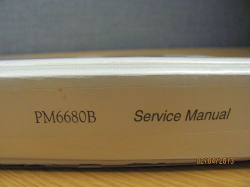 Fluke model pm6680b: timer/counter/analyzer - service manual w/schematics for sale