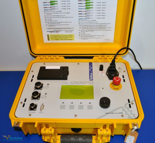 Tettex 2796 ttr 3-phase transformer ratiometer 250v nist calibrated with data for sale