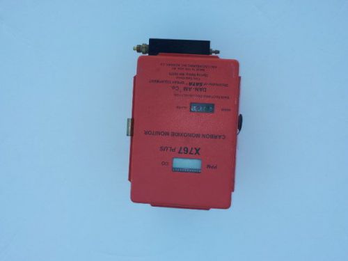 X767 Plus Carbon Monoxide Monitor