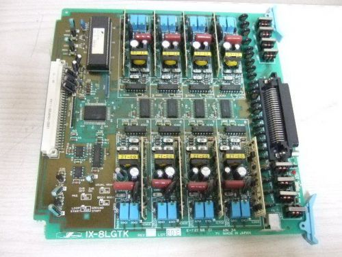 IWATSU IX-8LGTK ADIX 8 PORT CIRCUIT PHONE INTERFACE CARD TELECOM SYSTEM