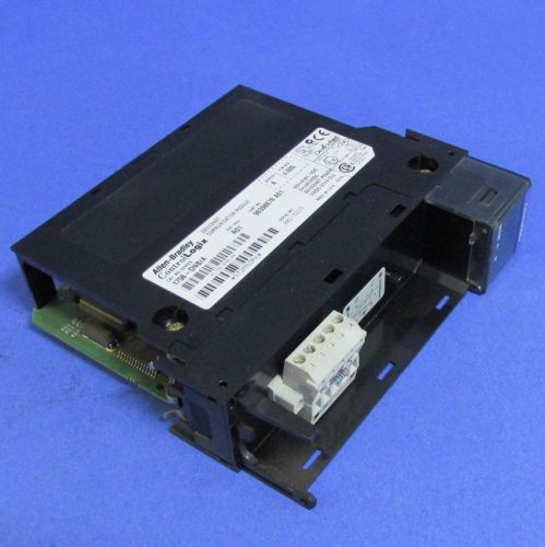 ALLEN BRADLEY CONTROL LOGIX COMMUNICATION MODULE 1756-DNB/A SER A MISSING DOOR