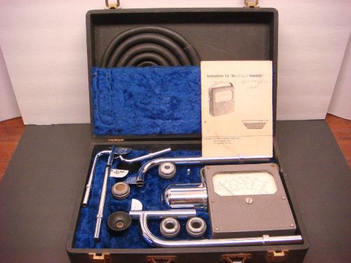 1959 alnor velometer with case and instruction manual complete with 7 jets vgc for sale