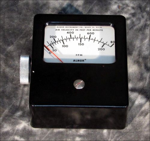 Alnor velometer jr air velocity meter / 0 to 800 fpm for sale