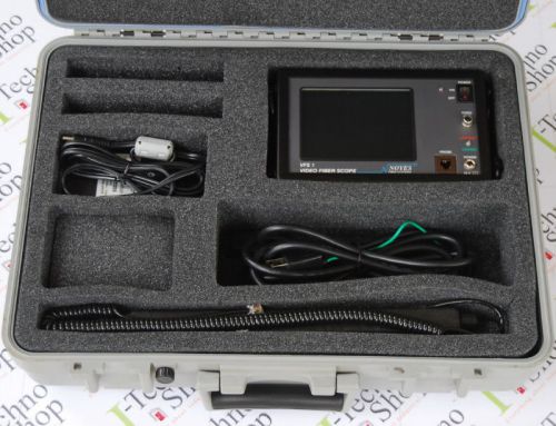 NOYES VFS1 VIDEO FIBER SCOPE with VFS 1B Probe LC V2 tip and Power Supply , Case