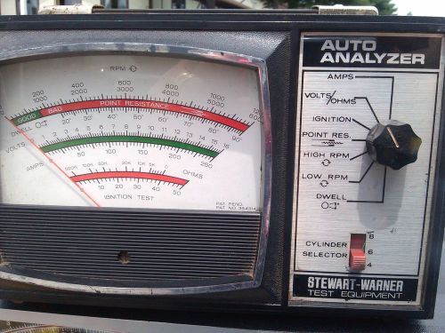 VINTAGE STEWART-WARNER AUTO ANALYZER