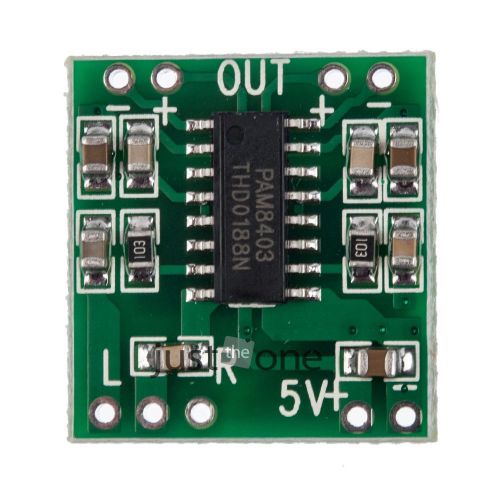 Mini Digital DC 5V Amplifier Board Class D 2*3W USB Power PAM8403 Audio Module