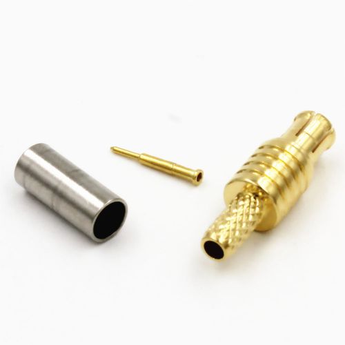 10 x MCX male plug crimp RG174 RG179 RG316 LMR100 RF connectors