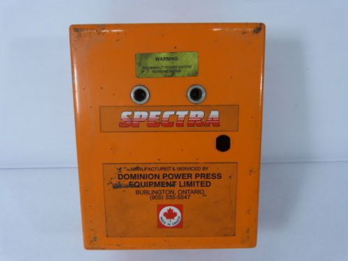 Dominion Power Press SPECTRA-24-STD Light Curtain Controller 120VAC 60Hz ! WOW !