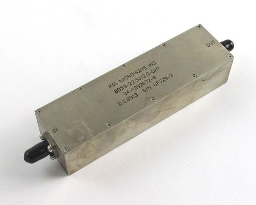 K&amp;L 8B53-22.50/3.0-0/0 Bandpass Filter - 8 Section, 3 MHz BW, 22.50 MHz Center