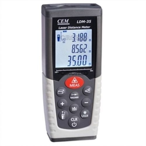 CEM LDM-40 TESTER DIGITAL LASER DISTANCE METER NEW VOLUME TEST GAUGE 40M MEASURE