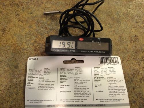 Cooper SP160-0 Digital Solar Powered Thermometer